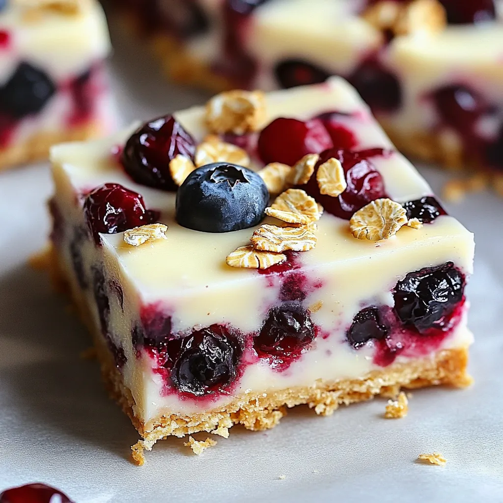 Ein Stück Cranberry Bliss Bars Starbucks White chocolate auf einem Teller.