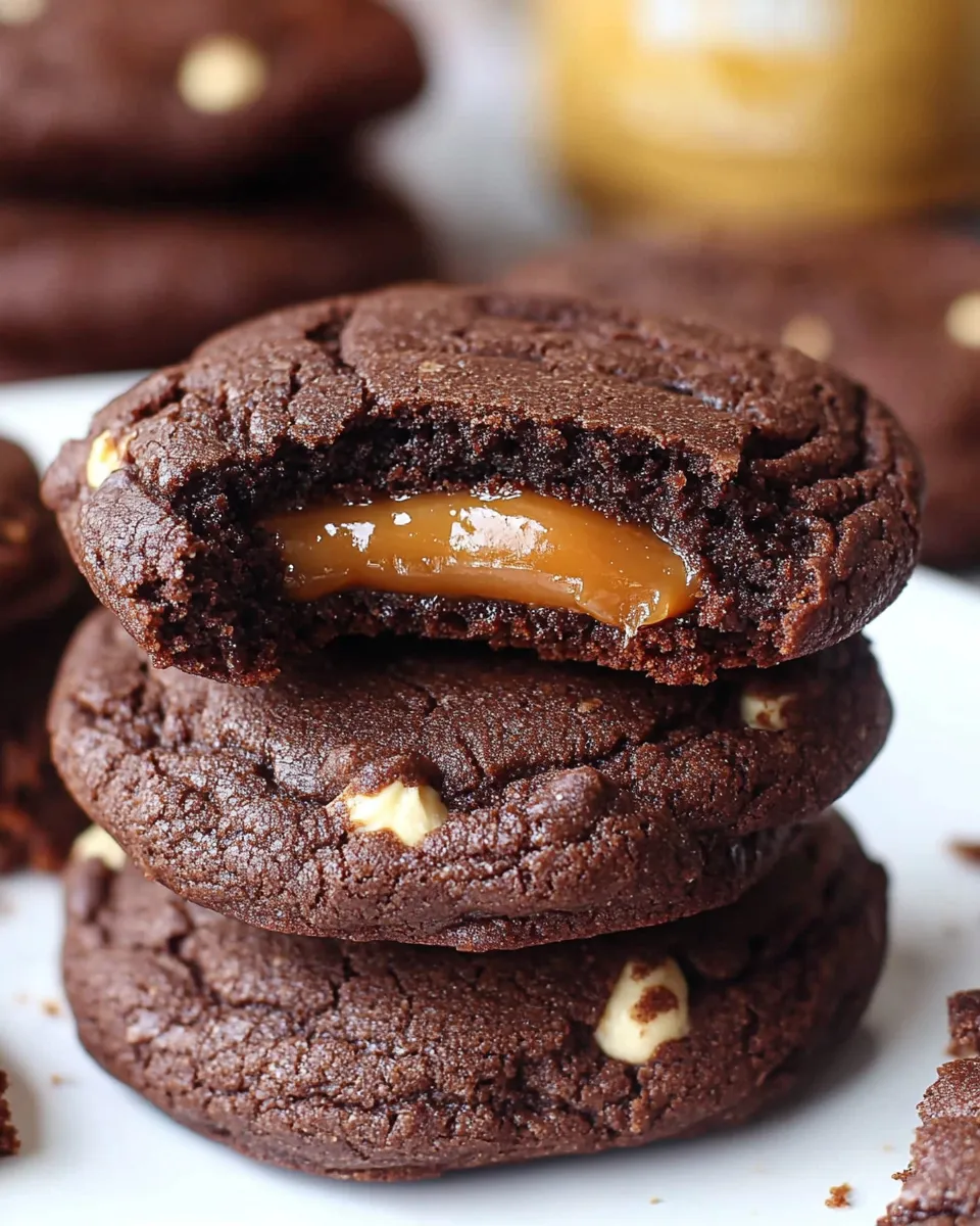 Biscoff Stuffed Cookies White Chocolate.