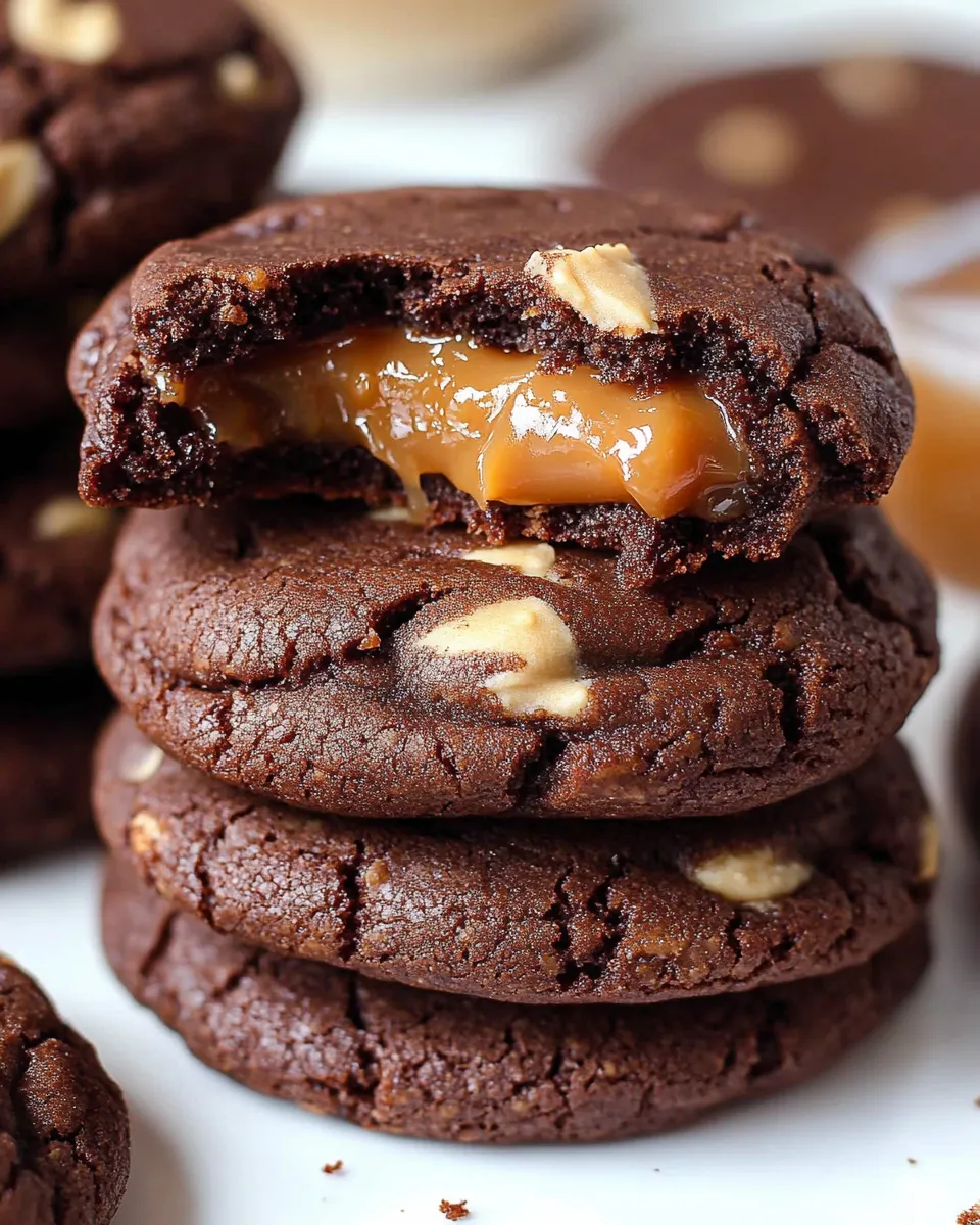 Biscoff Stuffed Cookies White Chocolate.