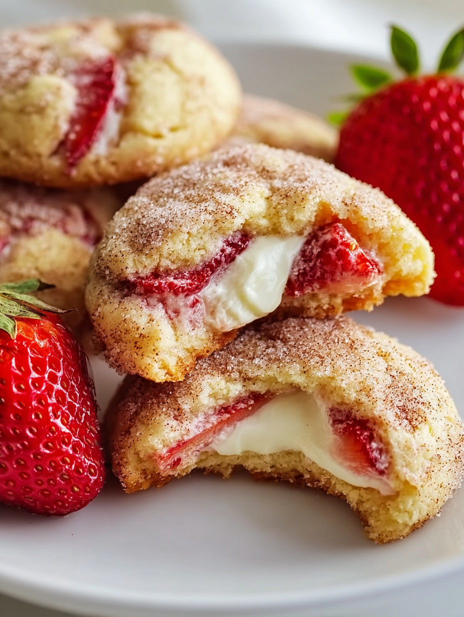 Eine Tasse mit Strawberries und Sandwiches.