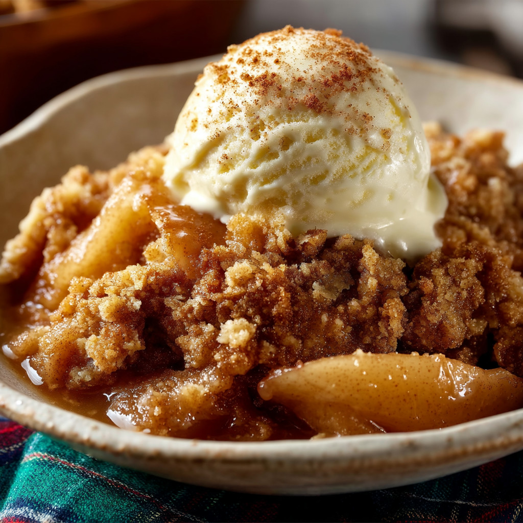 Ein Bohnensalat mit einer Eiscreme auf dem Dach.