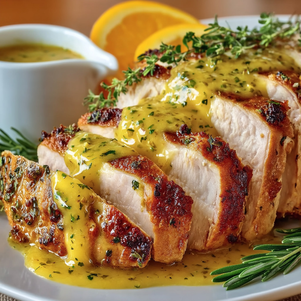 Ein Plate mit einer Portion von Steak, die mit Sauce und Zwiebeln garniert ist.