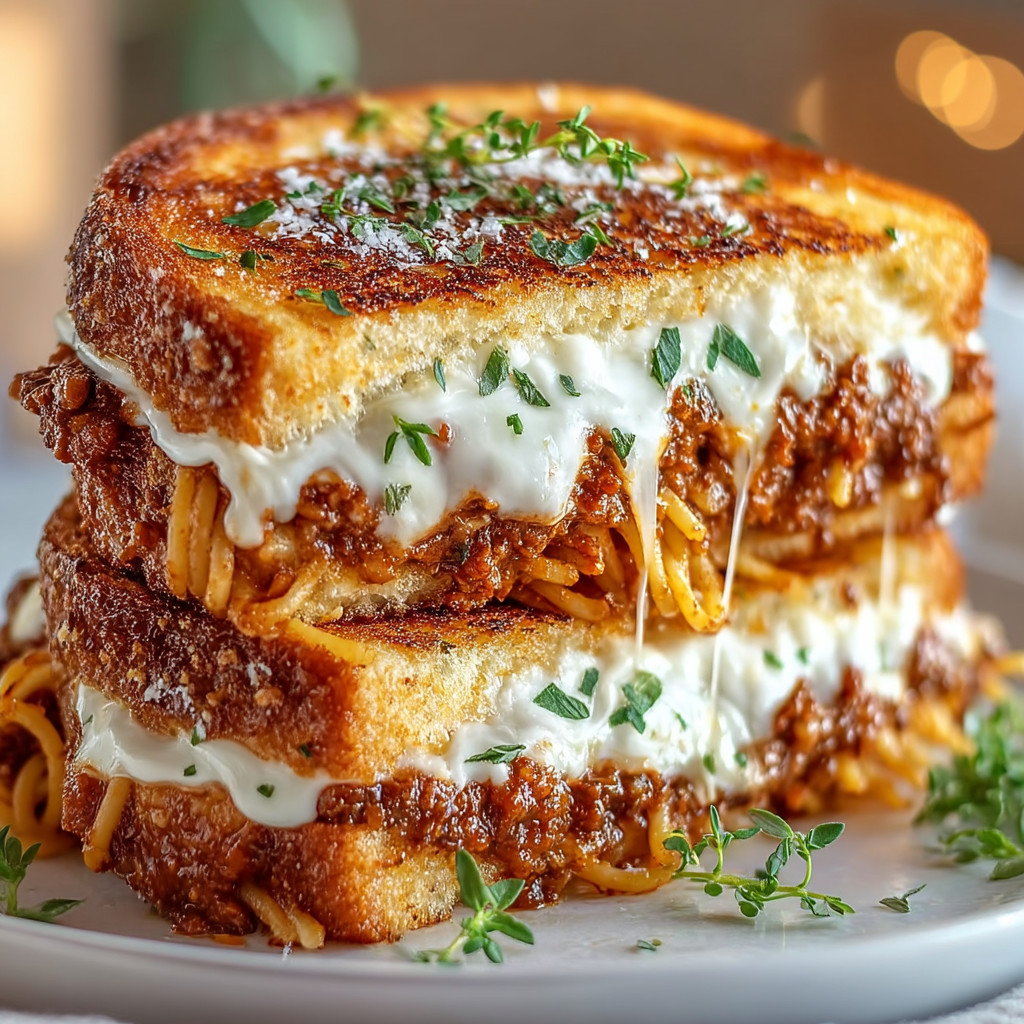 Eine Platte mit drei Sandwiches, die mit Käse und Tomaten gefüllt sind.