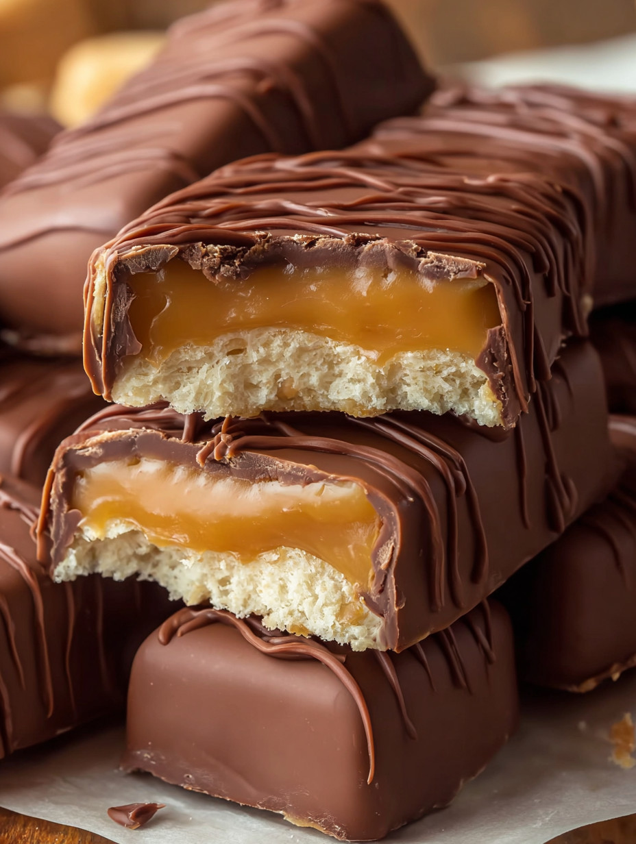 Eine Schokoladenschnitte mit einer Schokoladenglasur und einer Schokoladenglasur.