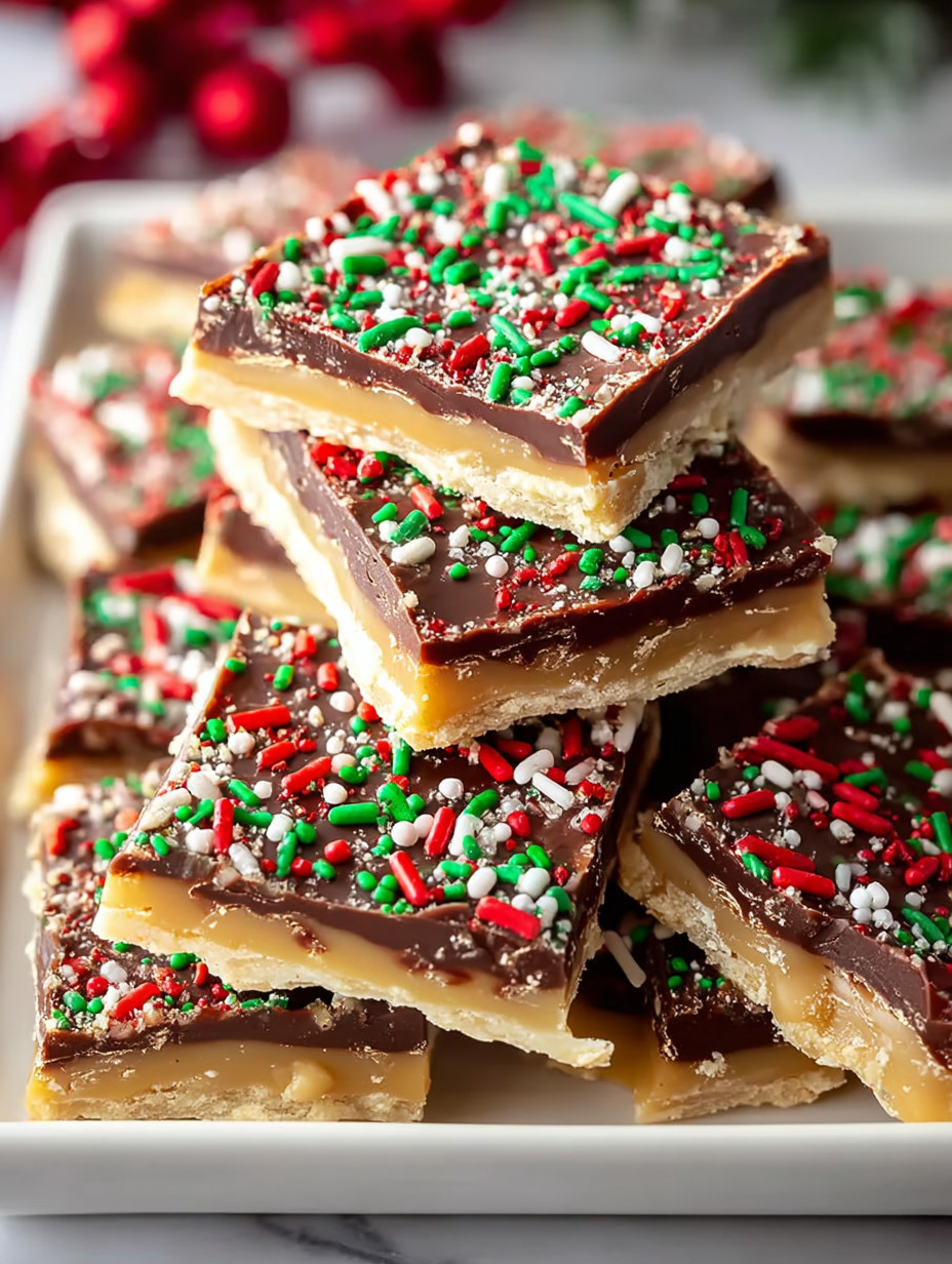 Eine Platte mit verschiedenen Schokoladenkuchen, die mit Schokoladensirup, Schokoladensplittern und Schokoladenschnee geschmolzen sind.