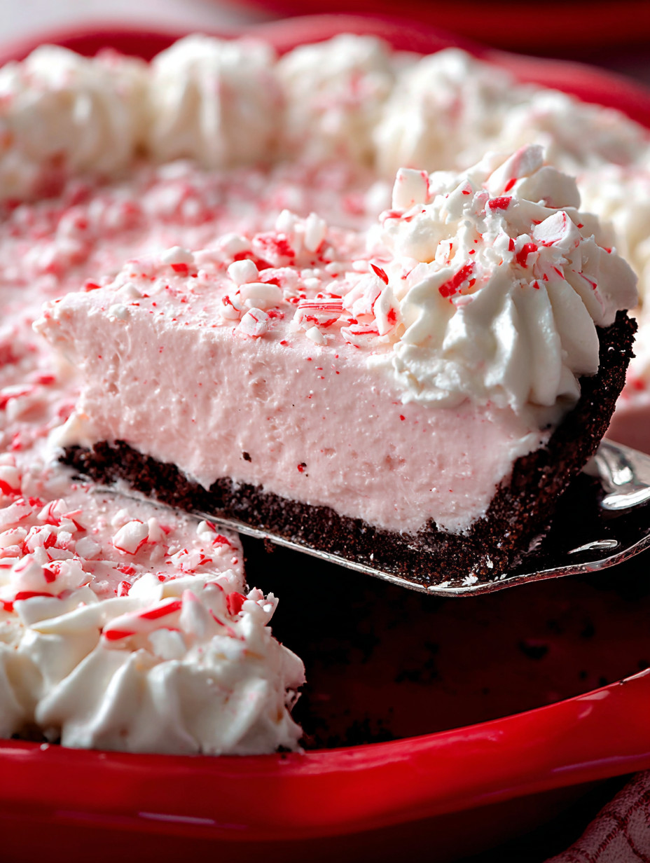 Eine Schokoladenkugel mit Schokoladenglasur und Schokoladengarnelen auf einem Dessertplate.