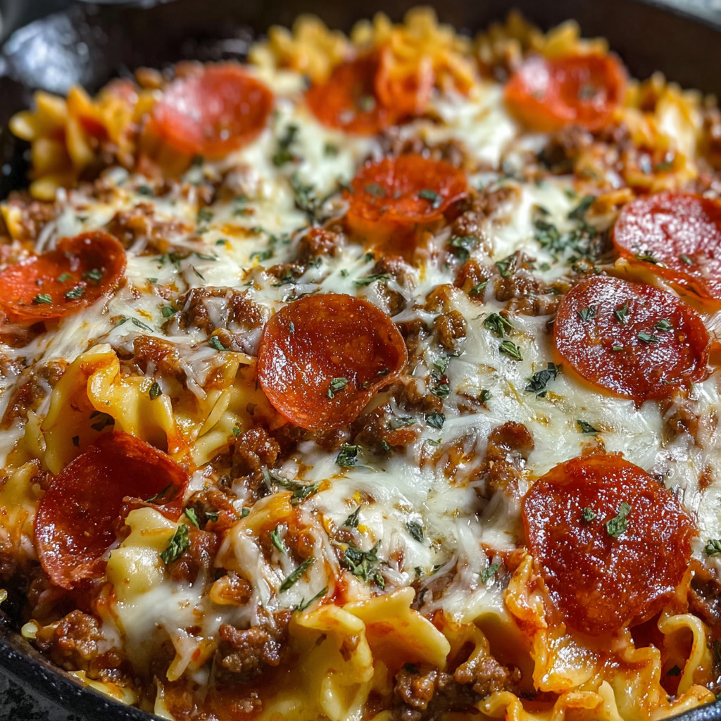 Eine Schüssel mit Pizza, die mit Tomaten, Basilikum und Mozzarella belegt ist.