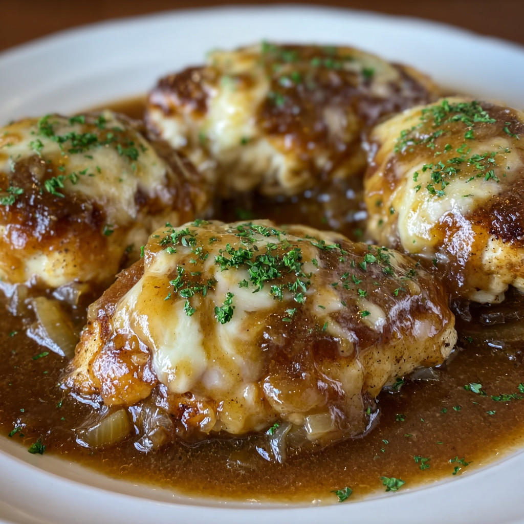 Ein Plate mit Käseknochen in einer Sauce.