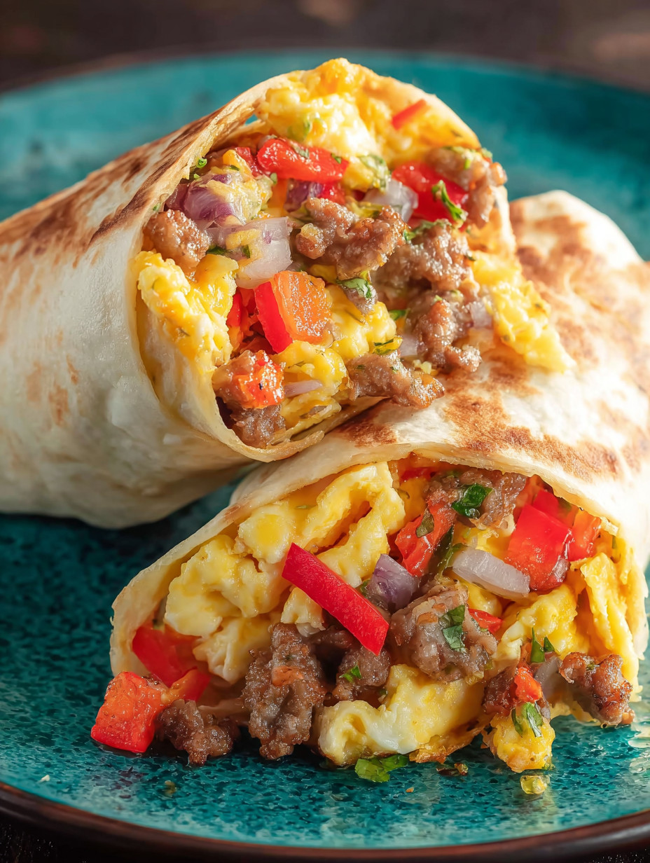 Ein Ei-Burger mit Ketchup und Tomaten.