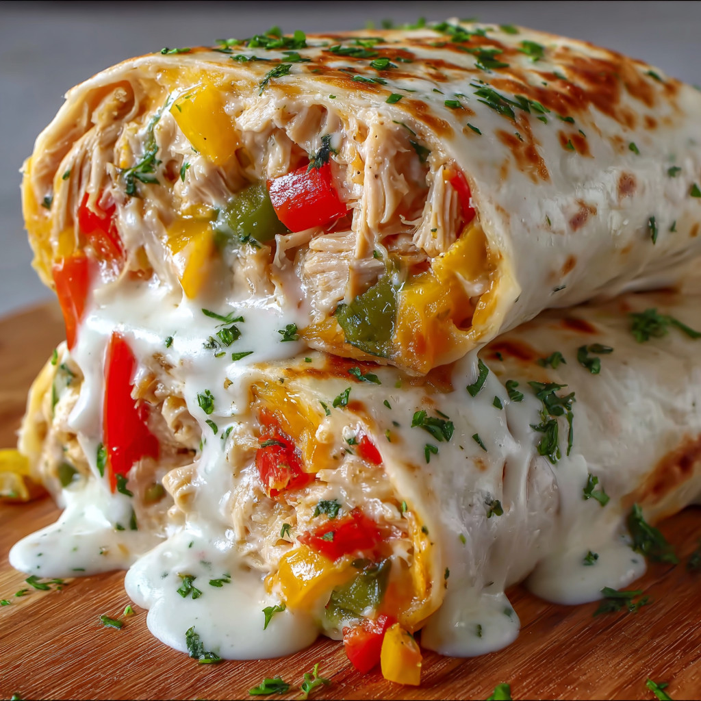 Eine prägnante Bildbeschreibung auf Deutsch lautet: "Ein Sandwich mit verschiedenen Zutaten wie Käse, Mayonnaise, Paprika, Tomaten, Zwiebeln und Garnelen auf einem Tisch.