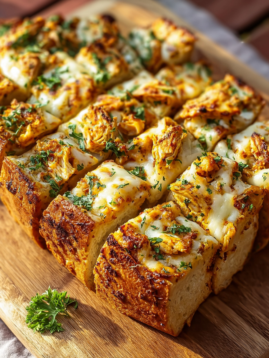 Eine Scheibe Toast mit Zwiebeln und Käse auf einem Tisch.