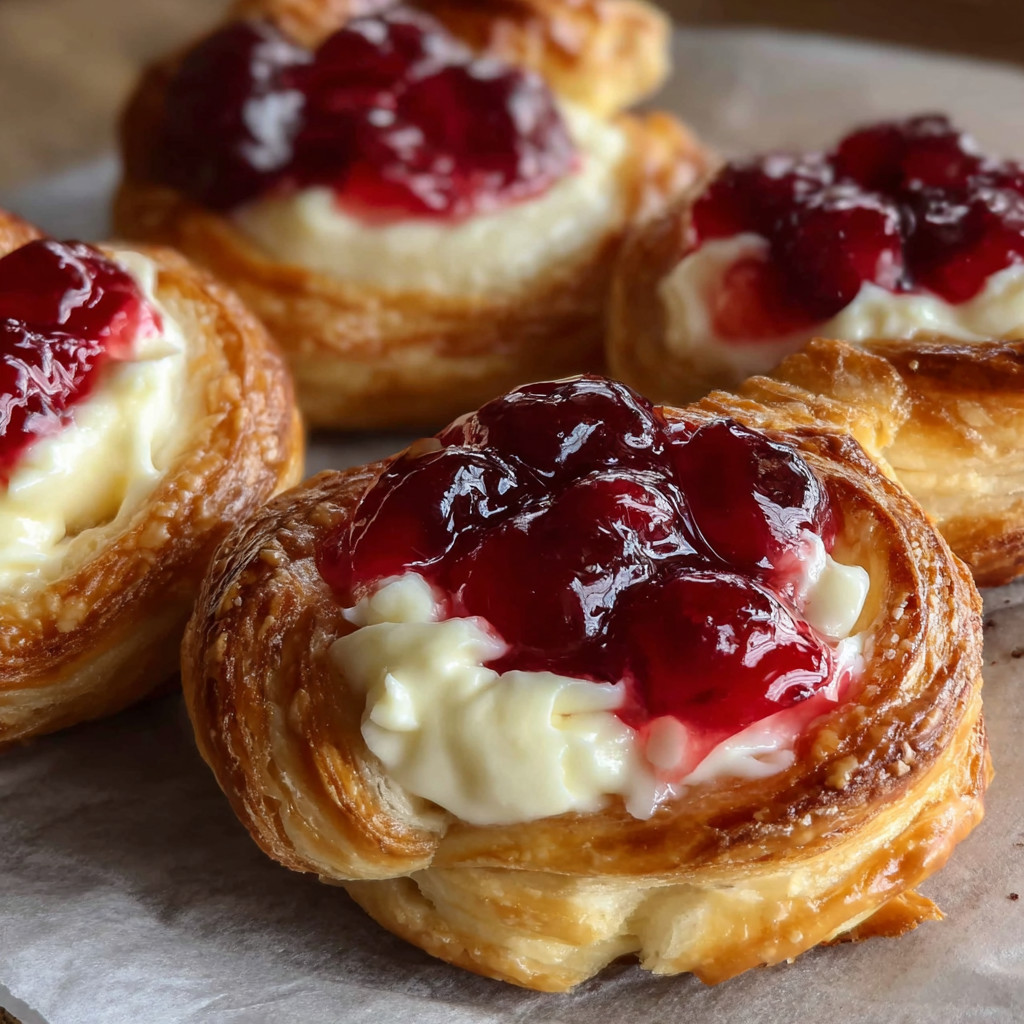 Zwei Kugelhupf mit Zitronen-Sauce und Käse.