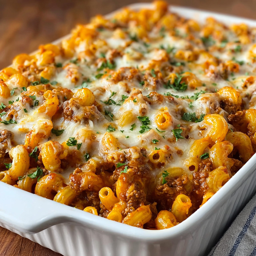 Ein weißer Teller mit einer Penne-Pastasalat, der mit Käse, Zwiebeln und Tomaten zubereitet wurde.