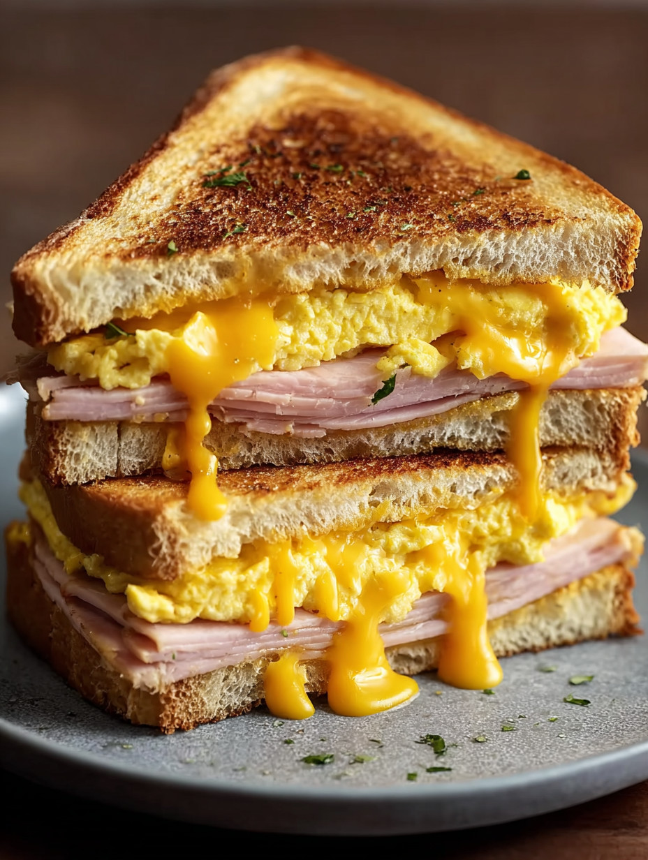 Eine Sandwich mit Eiern und Salat auf einem Teller.