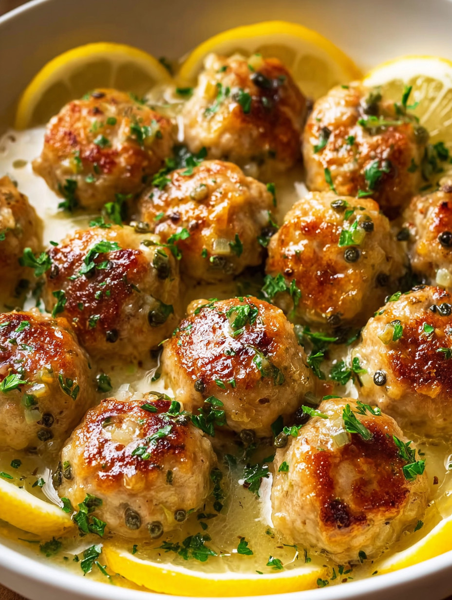 Eine Schüssel mit saurem Zitronen-Saft und gegrillten Würstchen.