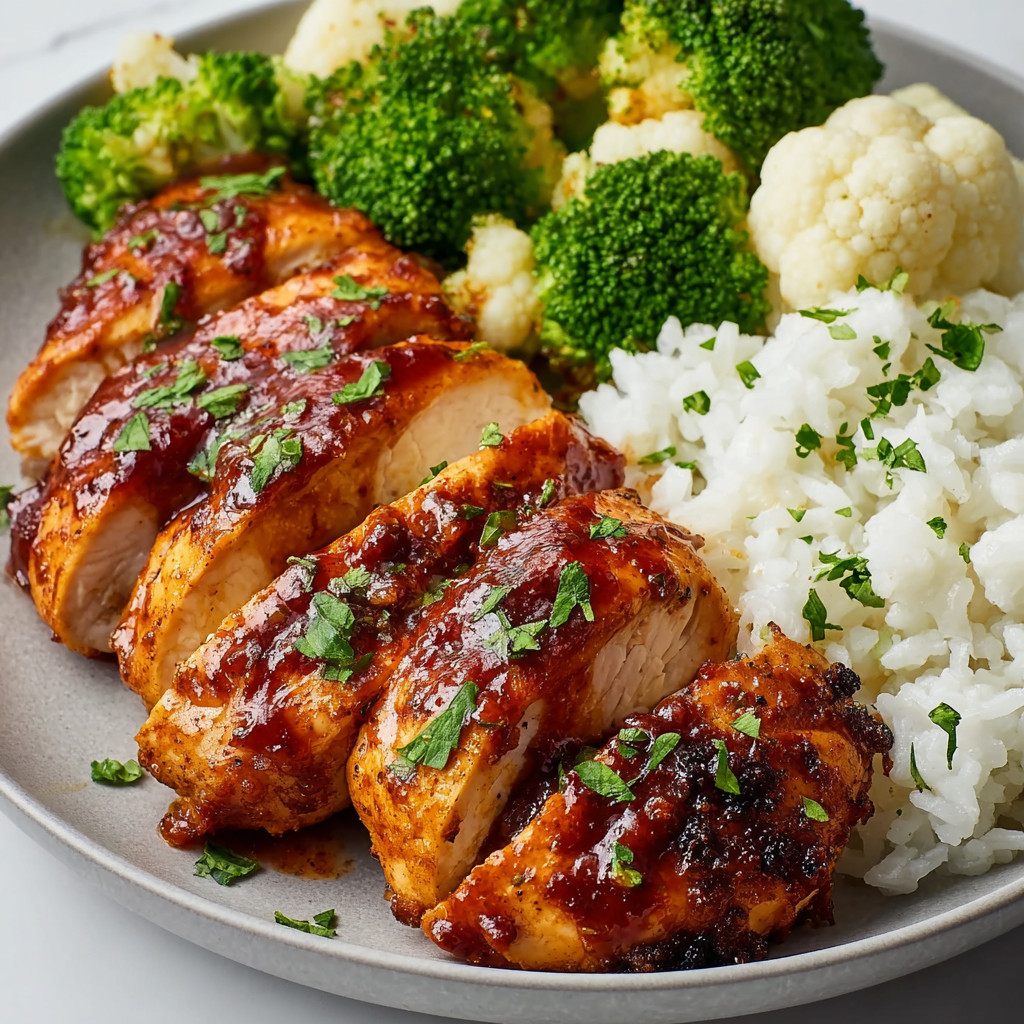 Ein Plate mit Rindfleisch, Kartoffeln, Brokkoli und Kohlrabi.