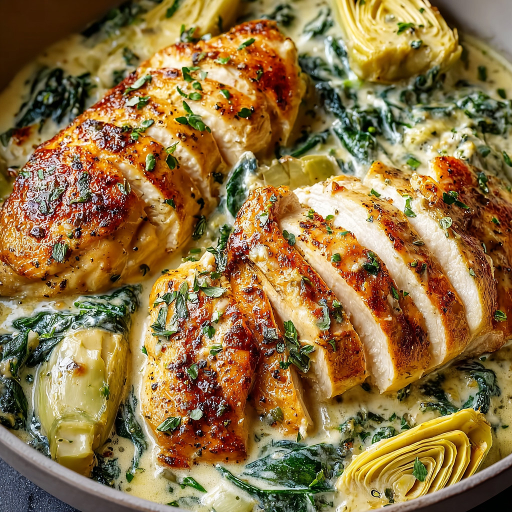 Ein Schafbraten mit grünen Zutaten wie Spinat und Koriander.