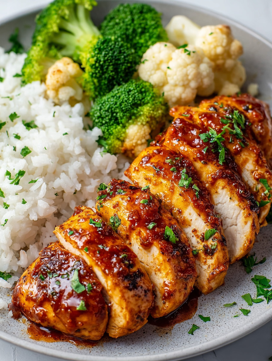 Ein Plate mit Rice, Broccoli und Kaltei.