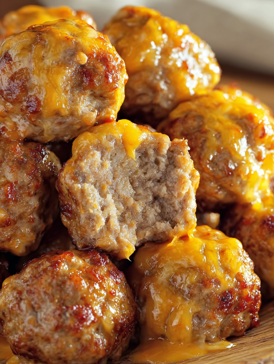 Eine Gruppe von saurem Käsekugeln, die auf einem Teller liegen.