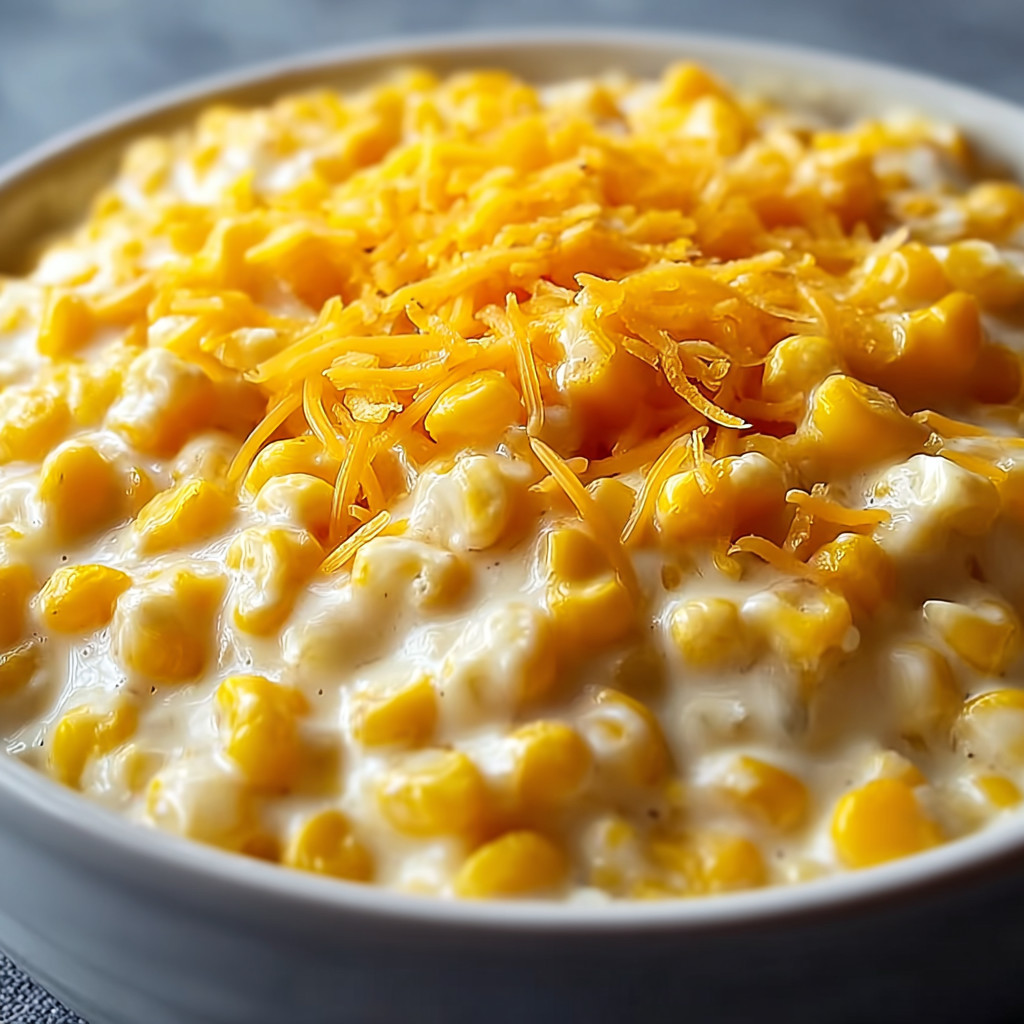 Ein weißer Teller mit Kartoffeln und Korn.