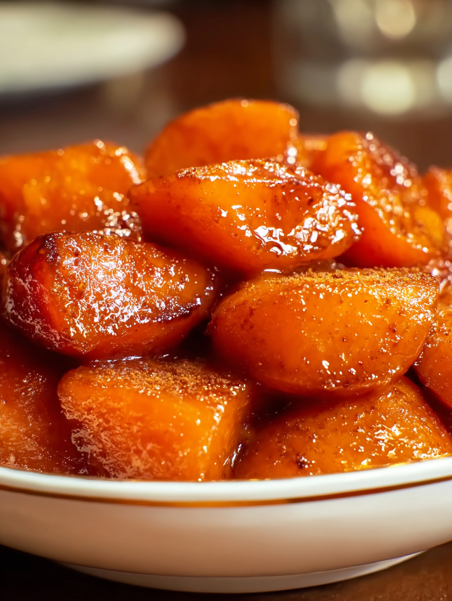 Ein weißer Teller mit einer Mischung aus roten und braunen Zwiebeln, die in einem Glas mit einer braunen Sauce gegeben werden.