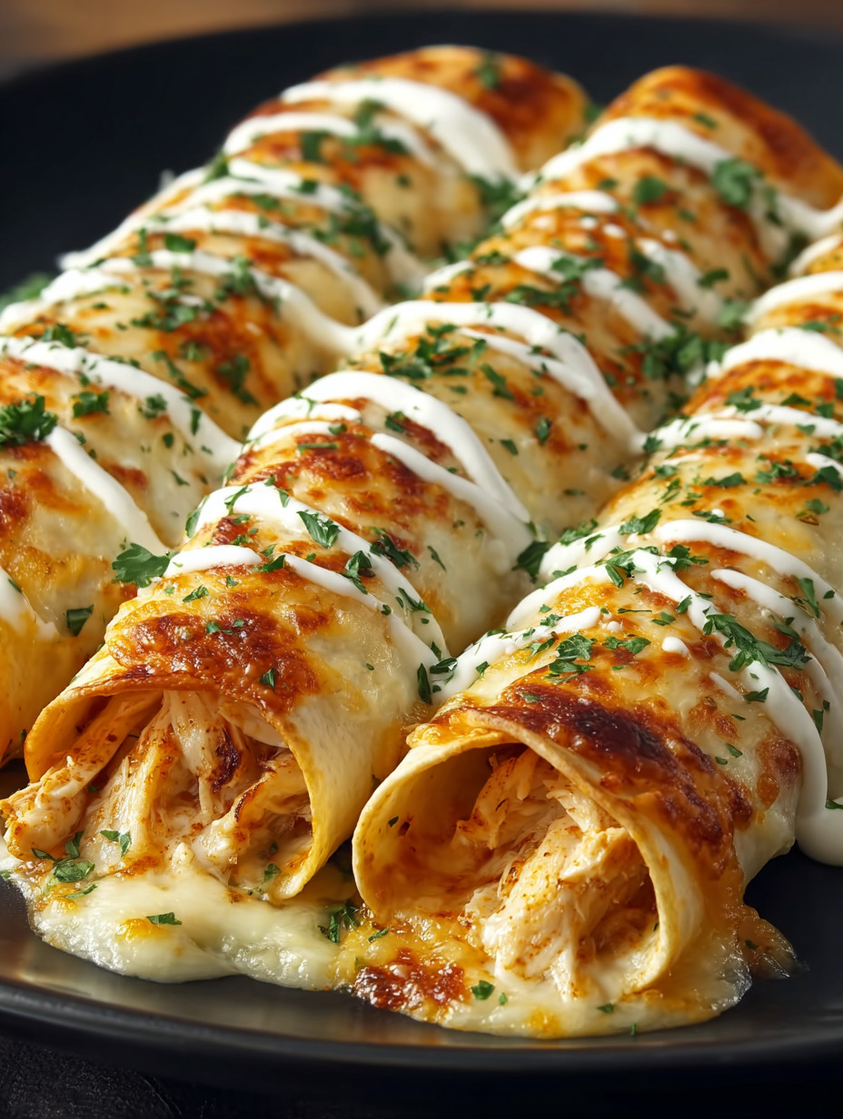 Eine Schicht von Rindfleisch mit Käse und Mayonnaise auf einem Teller.