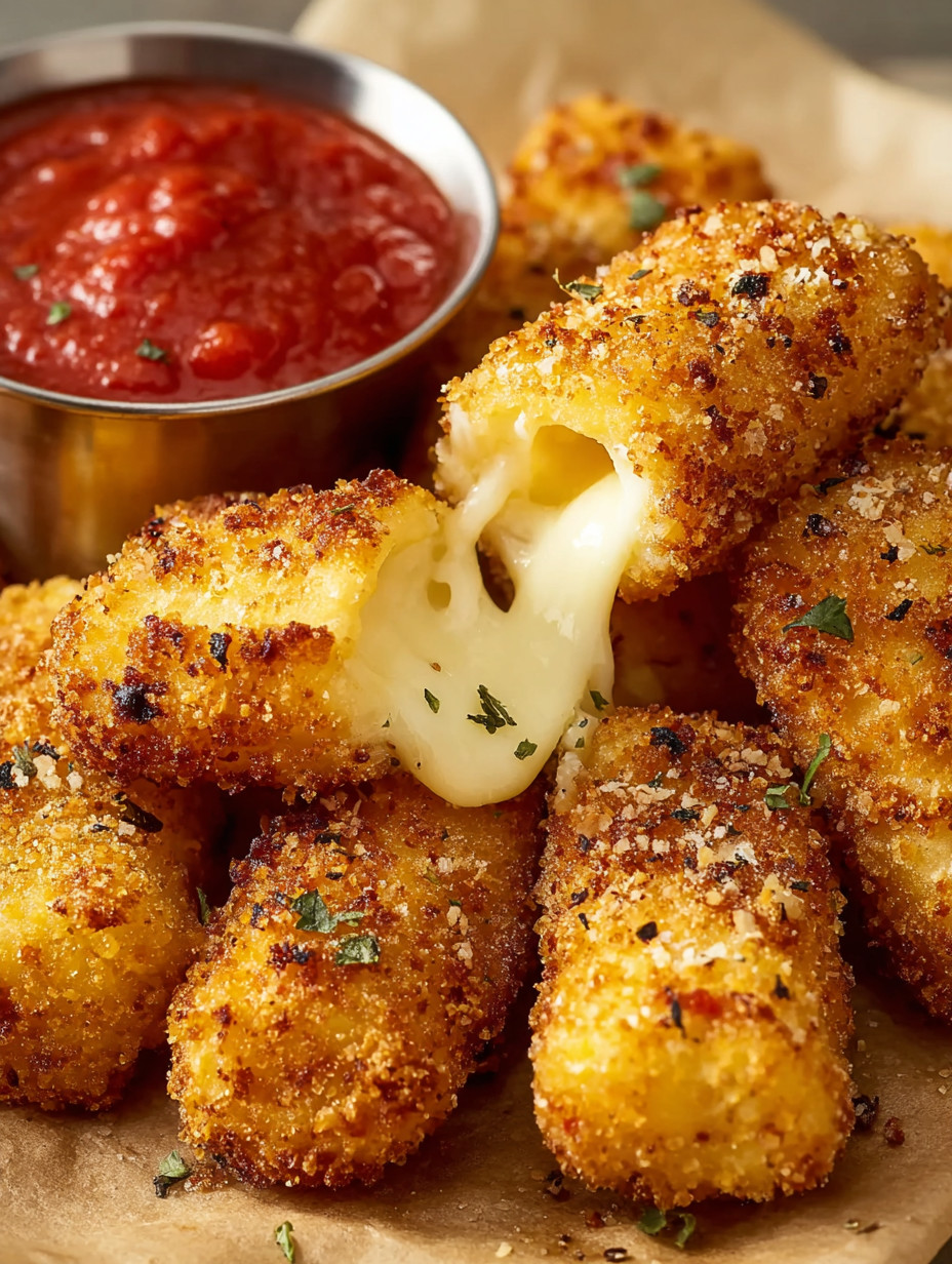 Ein Bild von Kichererbsen mit Käse und Tomatensoße.