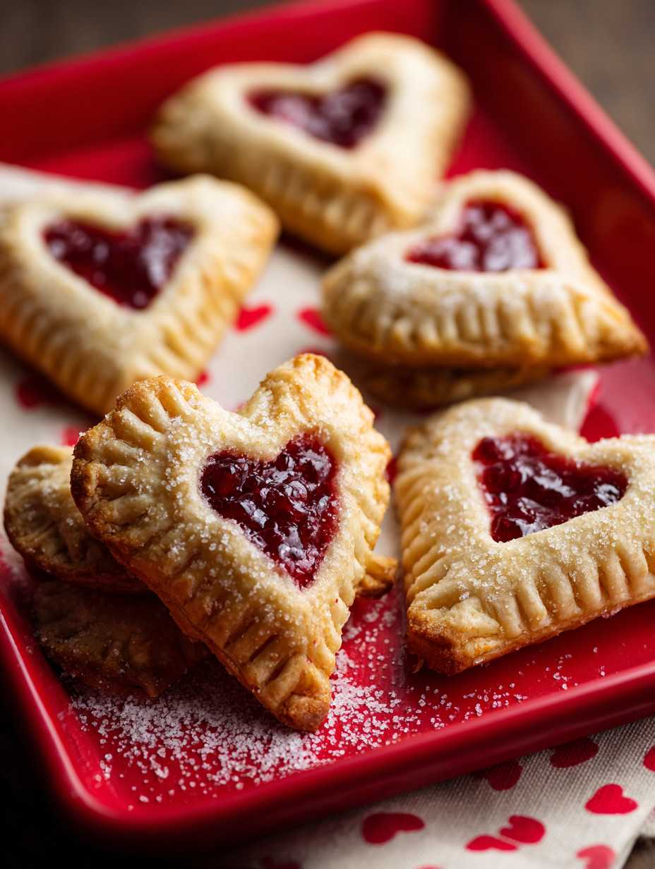 Eine Platte mit sechs kleinen, gerösteten, mit Zitronen und Zucker garnierten, liegenden, mit Joghurt gefüllten, gerösteten Keksen.