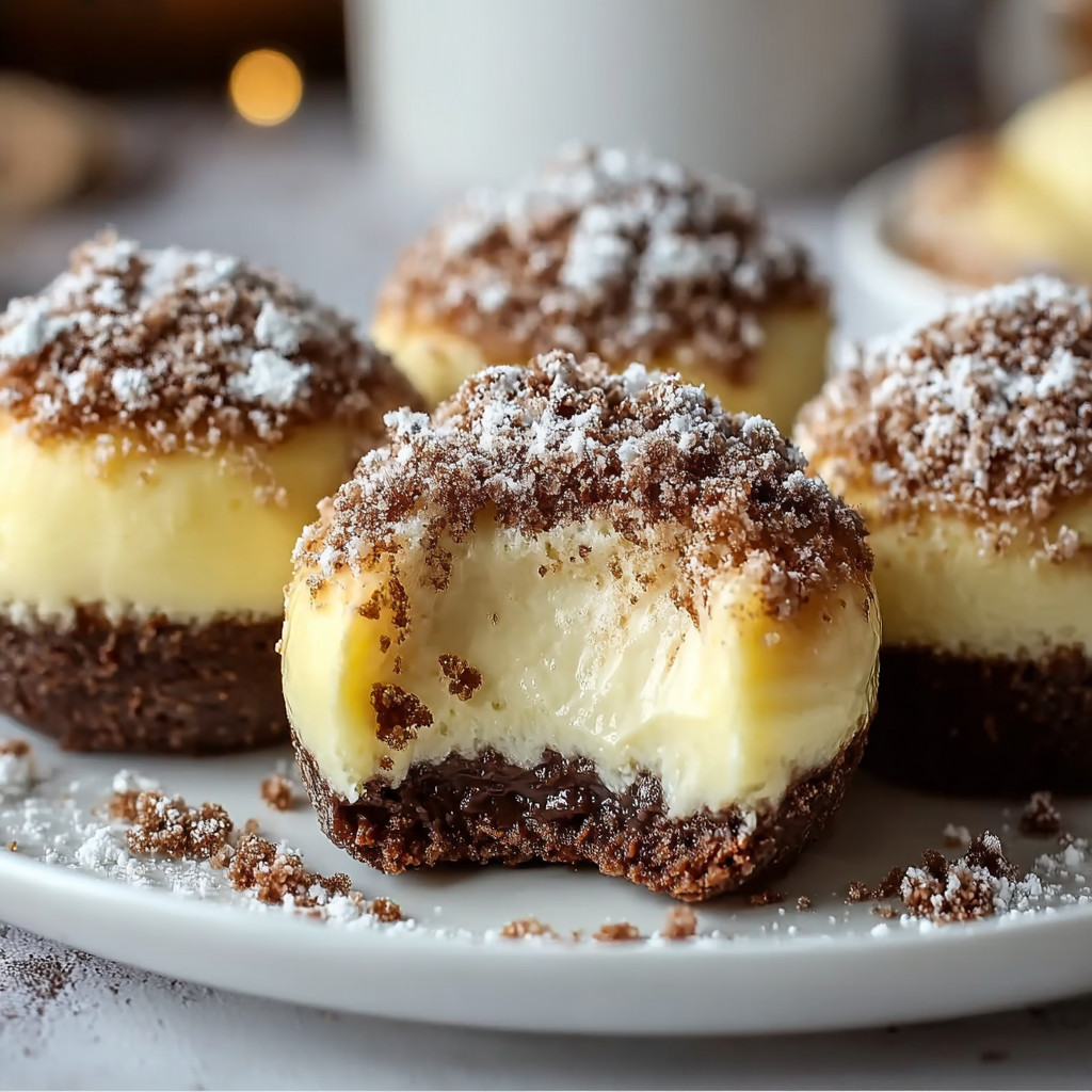 Eine Platte mit sechs Deckchen, die mit Zucker und Keksstreusel bedeckt sind.