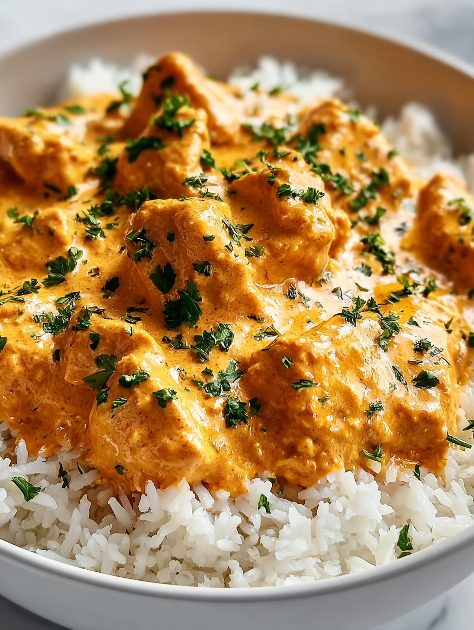 Rice mit Curry und Zwiebeln.