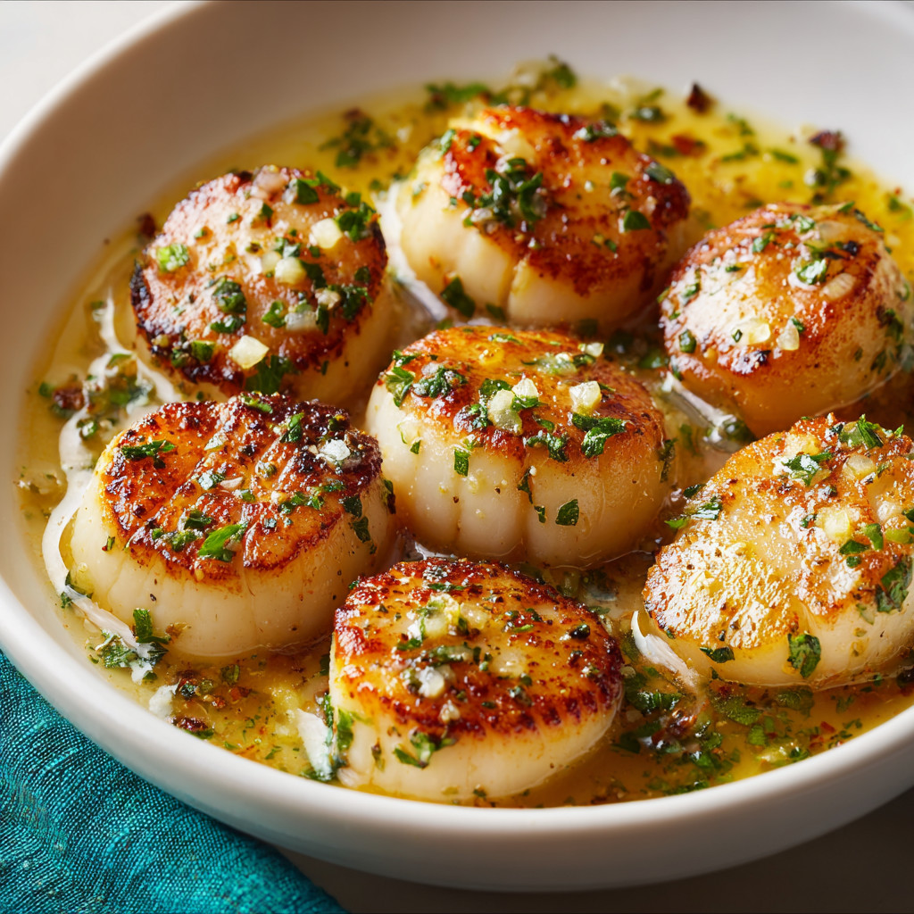 Ein weißer Teller mit einer Mischung aus Gemüse und Knoblauch, darunter eine Gruppe von gegrillten Schnecken.