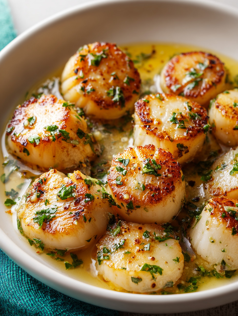 Ein weißer Teller mit einer Mischung aus Gemüse, darunter Zwiebeln, und gegrillten Muscheln.