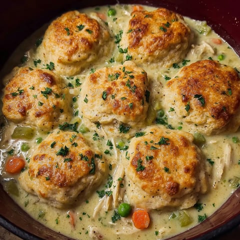 Ein Topf mit einer Suppe, die mit Kartoffeln, Karotten und anderen Gemüse zubereitet wurde.